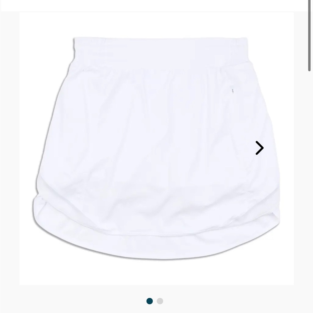 Lululemon Hotty Hot Skirt - White